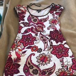 Floral print dress
